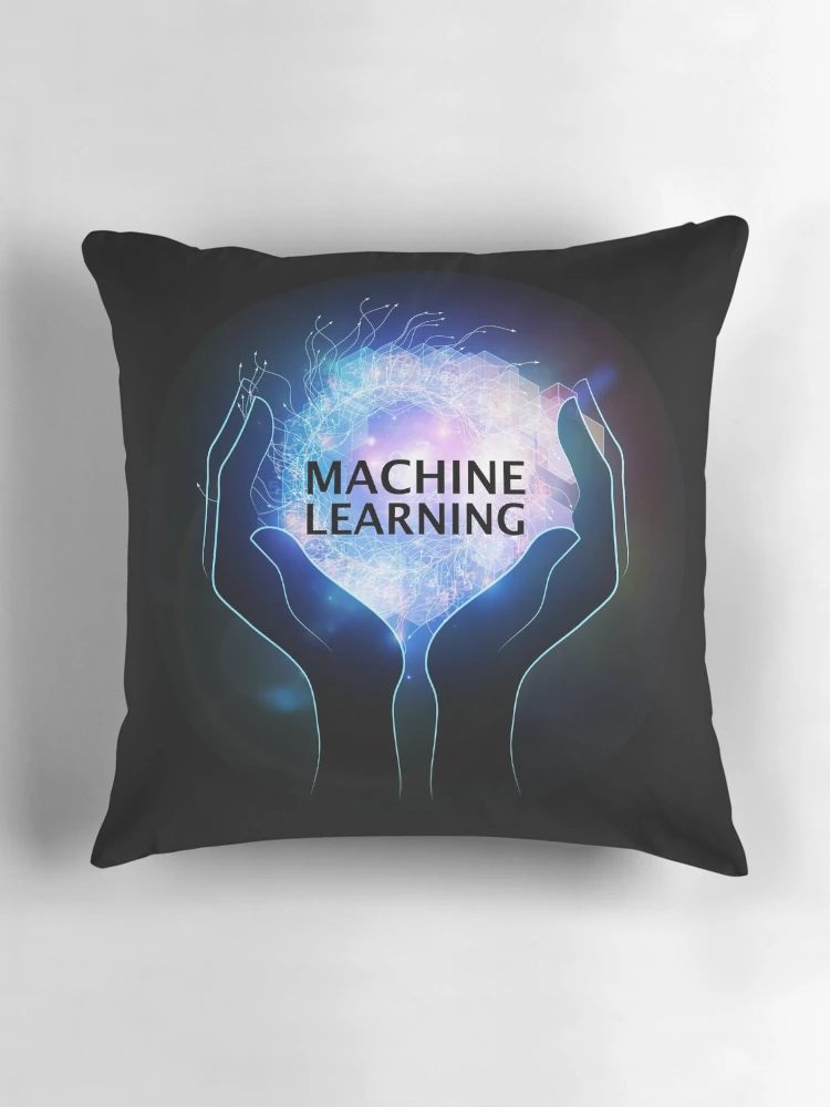 Thumbnail 3 of 4, Pillow, Machine Learning designed and sold by coderman.