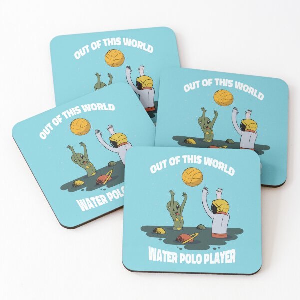 Item preview, Funny Water Polo Player Alien Cartoon designed and sold by MrEddie10.