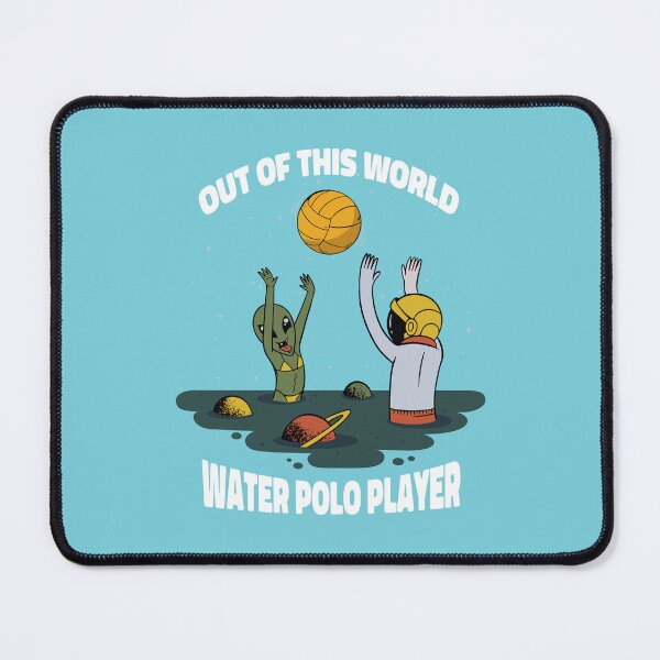 Item preview, Funny Water Polo Player Alien Cartoon designed and sold by MrEddie10.