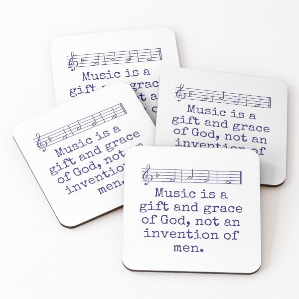 Artikelvorschau, Music Is A Gift And Grace - Music Quote  entworfen und verkauft von CrankyOldDude.