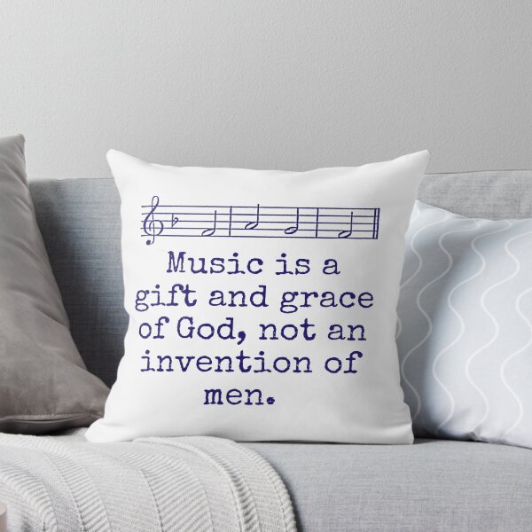 Aperçu de l'œuvre Music Is A Gift And Grace - Music Quote créée et vendue par CrankyOldDude.