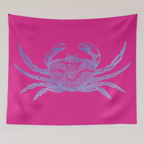 Item preview, Crab in Blue designed and sold by BeaSchoney.