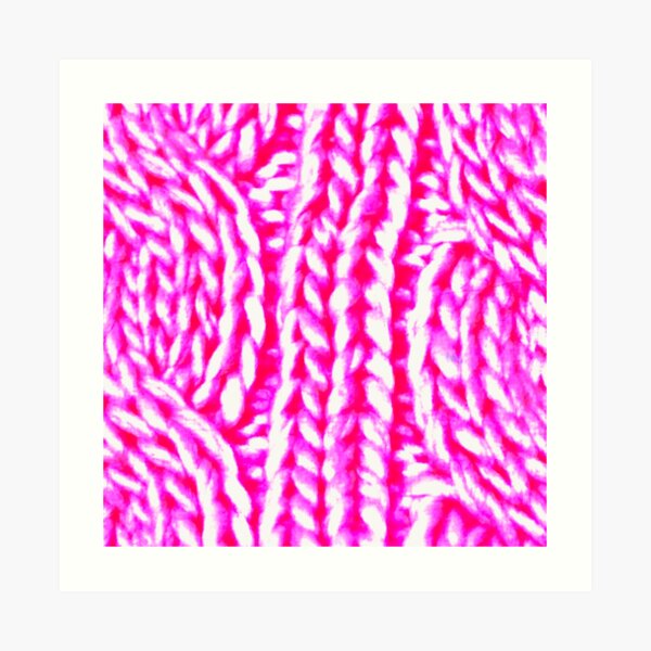 Hot Pink Yarn  Art Board Print for Sale by newburyboutique