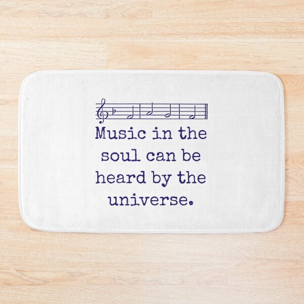 Item preview, Music In The Soul Can Be Heard - Music Quote  designed and sold by CrankyOldDude.