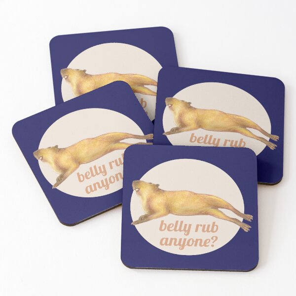 Item preview, Capy belly rub designed and sold by umasharda.