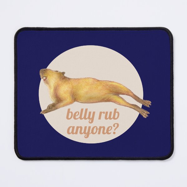 Item preview, Capy belly rub designed and sold by umasharda.