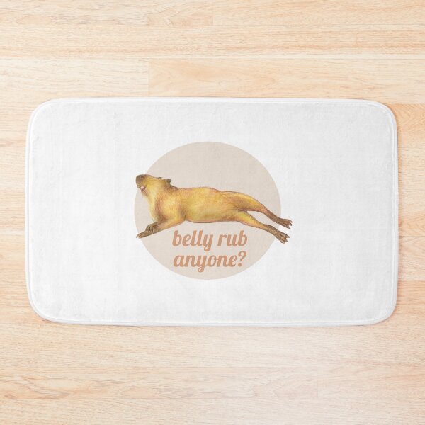 Item preview, Capy belly rub designed and sold by umasharda.