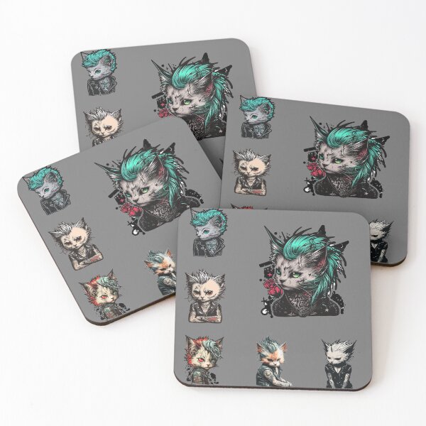 Item preview, Punk Rock Cats designed and sold by GenerationGems.
