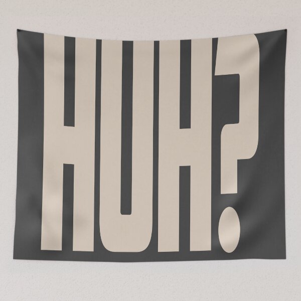 Item preview, HUH? Typography Design designed and sold by blocfurn.