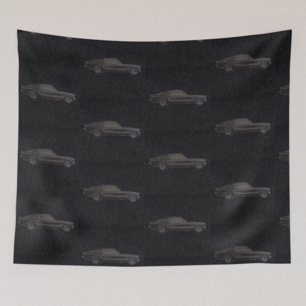 Item preview, Dark Denim with ghost Mustang designed and sold by CharlieDingler.