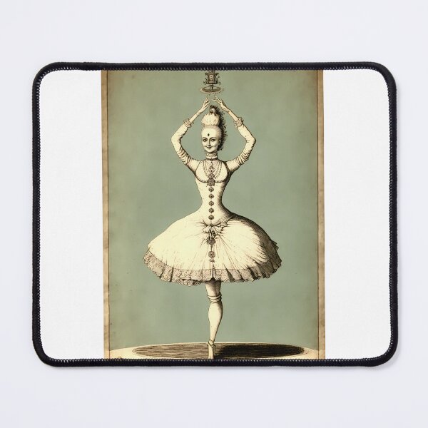 Item preview, Classic Vintage Royal Ballerina Woman Posing designed and sold by TheJadeCat.