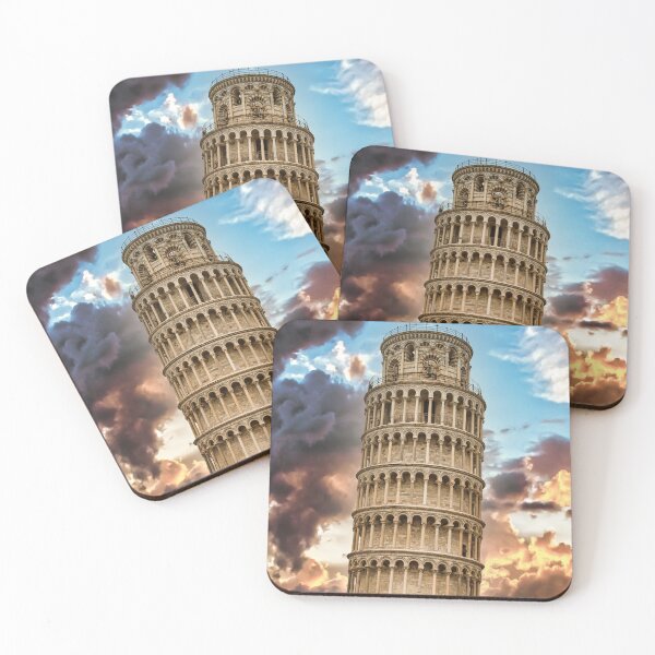 Item preview, Leaning Tower of Pisa at Sunset designed and sold by dbvirago.