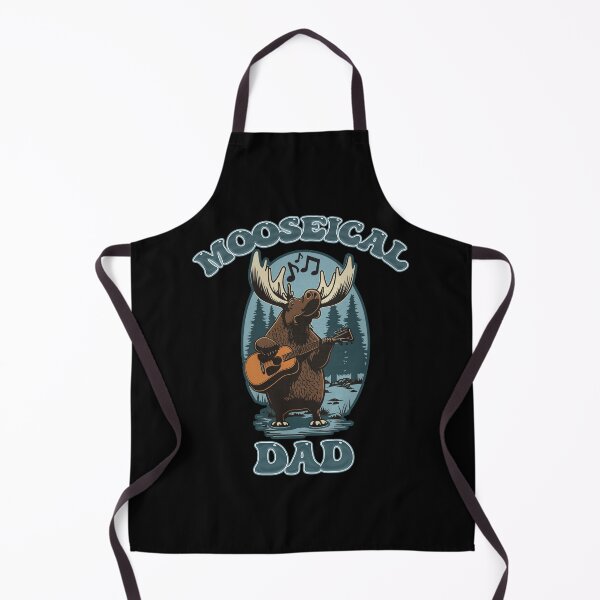 Item preview, Mooseical - Musical Dad Moose with a Acoustic Guitar designed and sold by RailoImage.