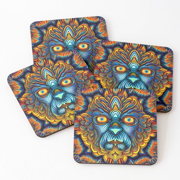 Item preview, Pattern - Blue Bigfoot designed and sold by Stacey Hallock.