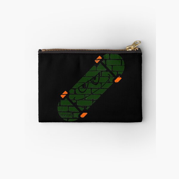 Item preview, Smirk Green Graffiti Brick Wall Skateboard designed and sold by efoze.