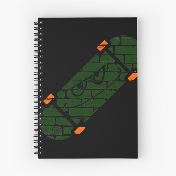Item preview, Smirk Green Graffiti Brick Wall Skateboard designed and sold by efoze.