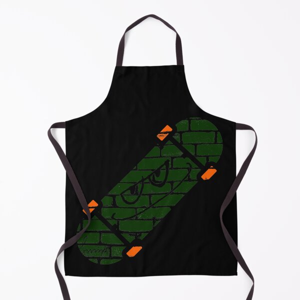 Item preview, Smirk Green Graffiti Brick Wall Skateboard designed and sold by efoze.