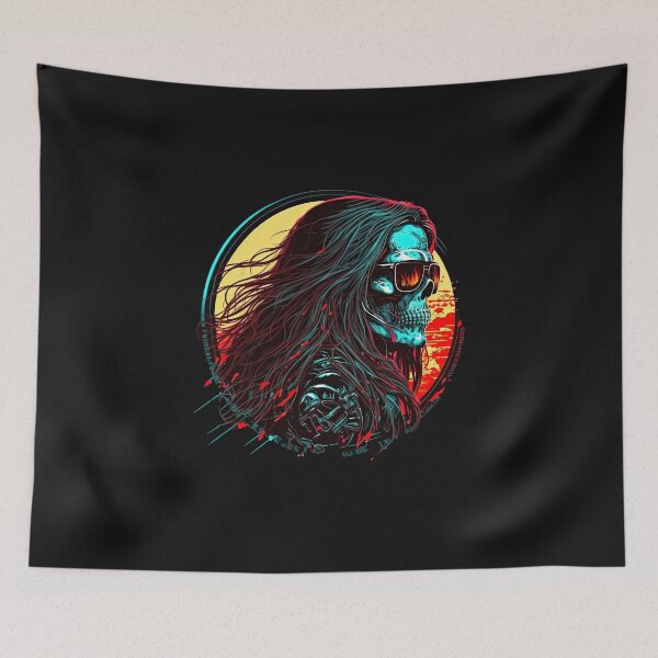 Item preview, rocker skull designed and sold by stroker88.