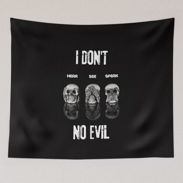 Item preview, I Don't Hear See Speal Evil designed and sold by hazelknott.