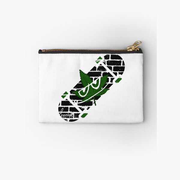 Item preview, Smirk Weed Graffiti Brick Wall Skateboard designed and sold by efoze.