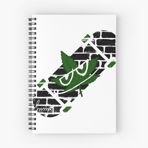 Item preview, Smirk Weed Graffiti Brick Wall Skateboard designed and sold by efoze.