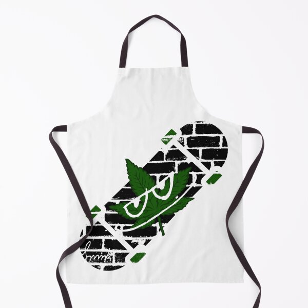 Item preview, Smirk Weed Graffiti Brick Wall Skateboard designed and sold by efoze.