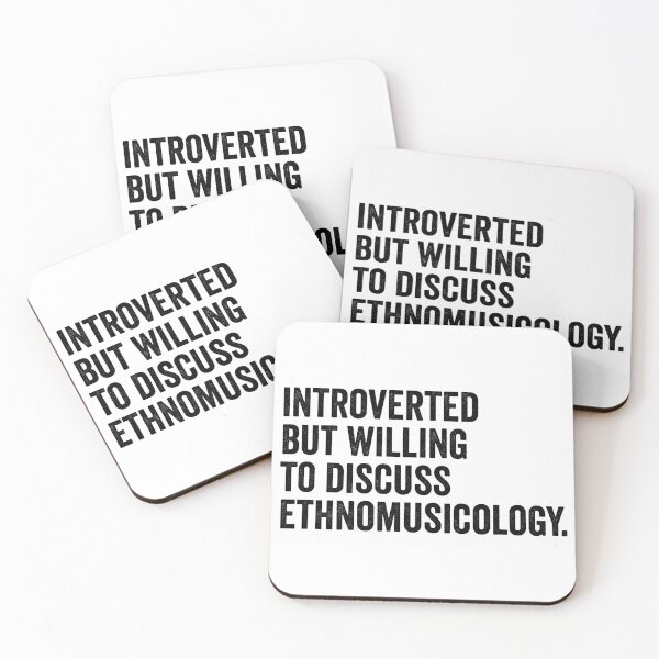Item preview, Introverted But Willing To Discuss Ethnomusicology designed and sold by kamrankhan.