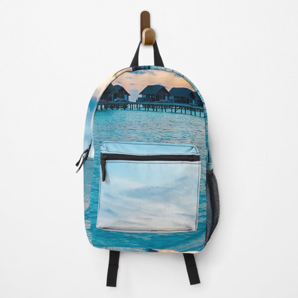 Item preview, Maldives Resorts Huts Over Water designed and sold by scenerymerch.