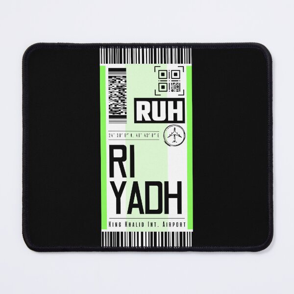 Item preview, RIYADH (RUH) Classic luggage tag designed and sold by LeddsoDello.