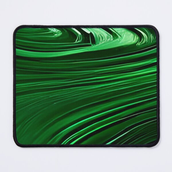 Item preview, Enchanting Emeralds: A Mesmerizing Digital Artwork of Green Wavy Patterns designed and sold by TrippyTextiles.