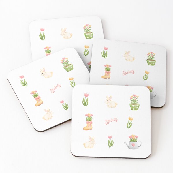 Item preview, Spring Collage - Flowers and Bunnies designed and sold by silviaol.