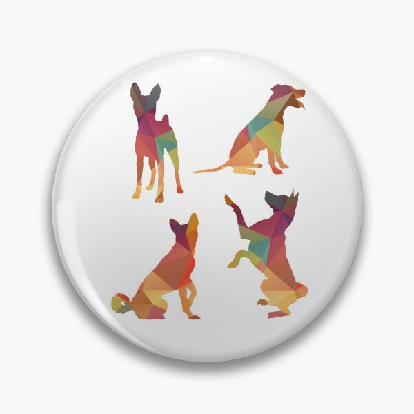 Item preview, Abstract Poly Basenji Dogs designed and sold by TheAnimalZ00.