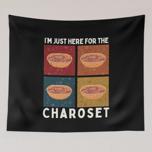 Item preview, Passover Pesach Funny Jewish - I'm Just Here for the Charoset designed and sold by FunnyClever.