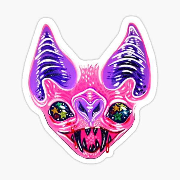 Glitterbat Sticker