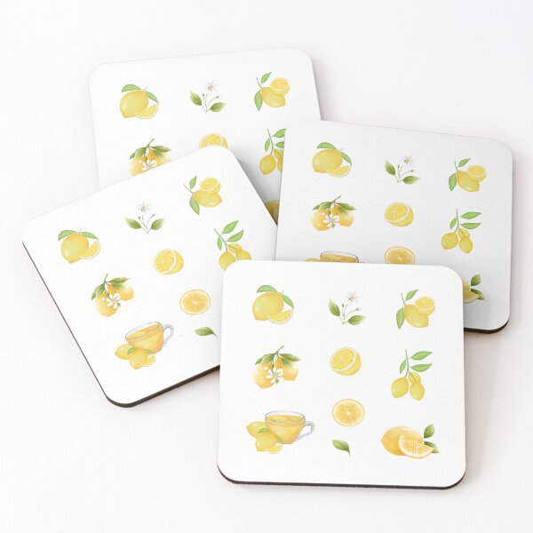 Item preview, Lemons, Lemon Slices and Lemon Flowers designed and sold by silviaol.