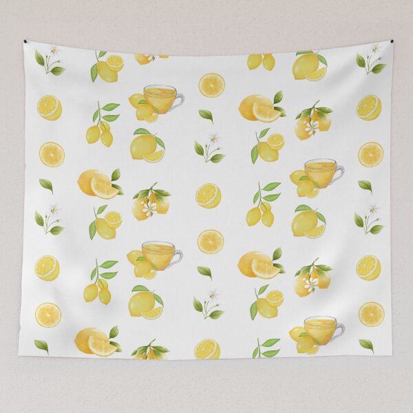 Item preview, Lemons, Lemon Slices and Lemon Flowers designed and sold by silviaol.