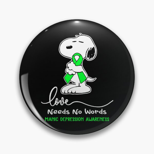 Item preview, Manic Depression Awareness - LOVE NEEDS NO WORDS designed and sold by Elise-Chapman.
