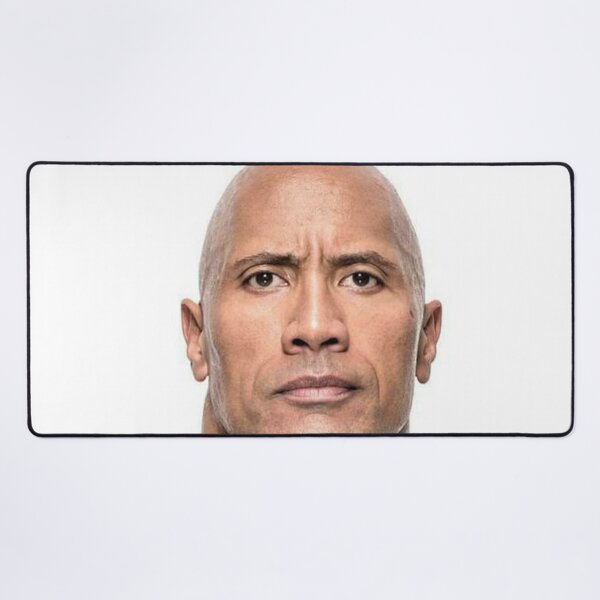 Dwayne The Rock Johnson eyebrow raise meme Mouse Pads sold by Barefoot  Praise, SKU 24433061