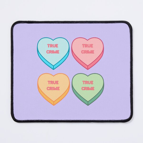 Item preview, True Crime Candy Hearts Sticker designed and sold by SceneOfTheCrime.