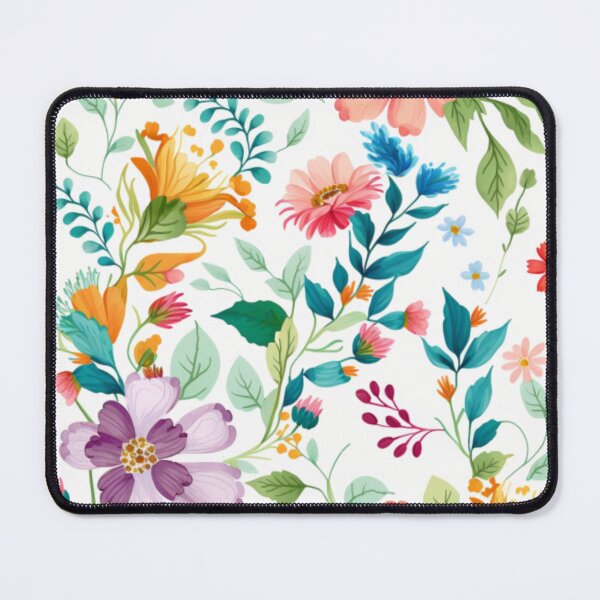 Item preview, Autumn Blooms: A Chestnut-Colored Floral Pattern designed and sold by JOY STORE 45.
