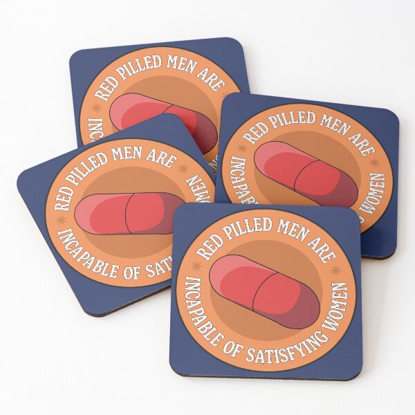 Item preview, Red Pilled Men Are Incapable Of Satisfying Women - Funny Feminism Meme designed and sold by Picket Club.