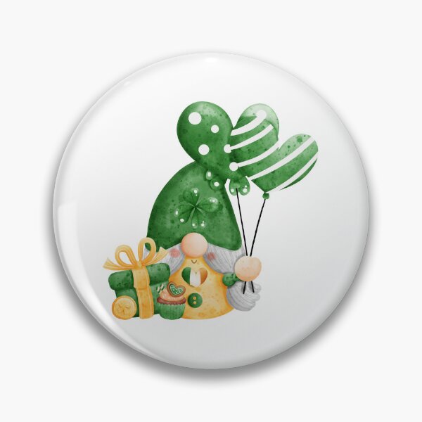 Item preview,  St. Patricks Day Gnome with Balloons  designed and sold by silviaol.