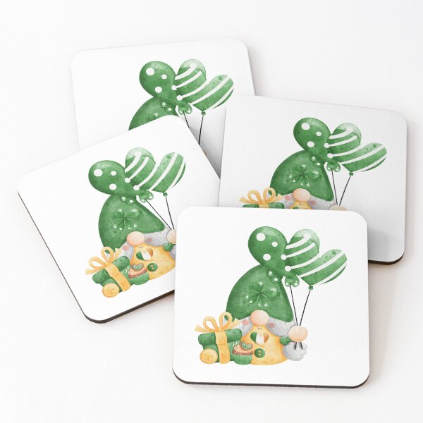 Item preview,  St. Patricks Day Gnome with Balloons  designed and sold by silviaol.