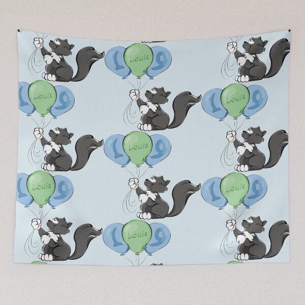 Item preview, Digital Art Hand-drawn. Fun Cat' Story. Happy Birthday Louis designed and sold by DigiPicStock.