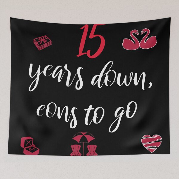 Item preview, 15th wedding anniversary designed and sold by Kast25.