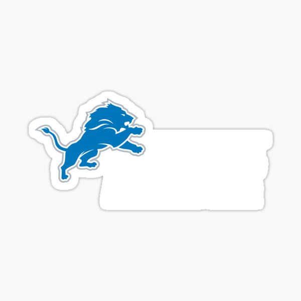 Retro Lions Football Fan Vintage Detroit Skyline Sticker for Sale by  pixeljamz