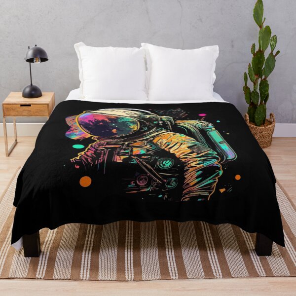 Item preview, Astronaut in Space Colorful Vibrant Psychedelic designed and sold by k3rstman1.