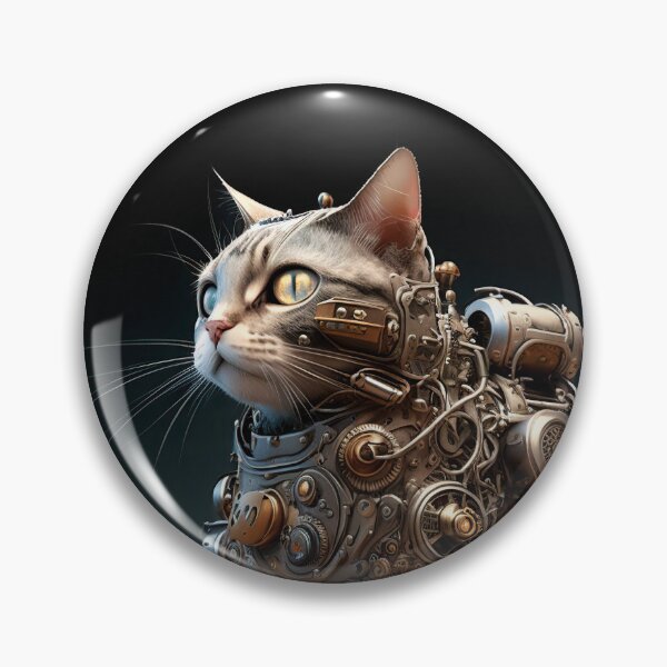 Item preview, robot cat designed and sold by FelpoStore.