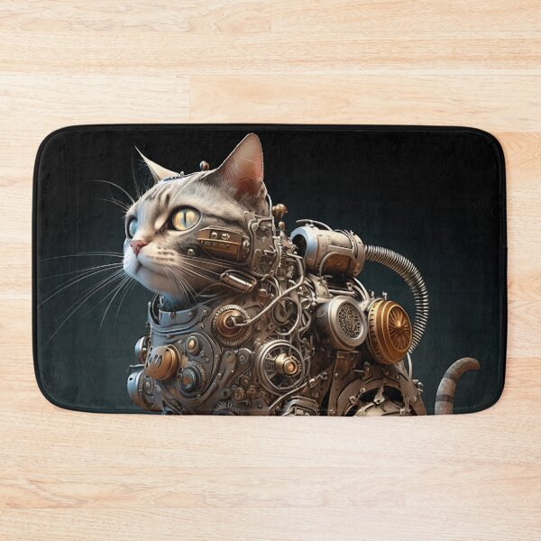 Item preview, robot cat designed and sold by FelpoStore.