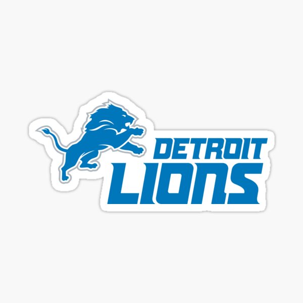 Logo Detroit Lions 3-Pack Fan Decal